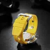 Steeldive Automatic Watch Strap Sostituzione cinturino in gomma cinturino in gomma 20mm 22mm per gli orologi da immersione da uomo Sport H0915