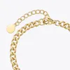 Link Kette ENFASHION Herz Armband Für Frauen Edelstahl Mode Schmuck Gold Farbe Emo Armbänder Pulseras Mujer B2267 Trum22