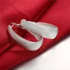 Pendiente de plata Mujer Pendientes colgantes para regalo de boda Joyería fina de Europa Regalos de Navidad Fiesta de compromiso