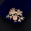 Pins, Brooches Creative Vintage Fruit Brooch Pomegranate Enamel Pin Women Fashion Alloy Exquisite Collar Lapel Clothing Decor