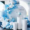 Макарон воздушный шар гирлянда арка с днем ​​рождения украшения вечеринка детей взрослые свадьбы день рождения декор латекс baloon детский душ 210626