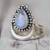 moonstone diamond rings