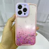 iPhone 13 Pro Max Mini電話ケース用Epoxy Shining Acrylic Hard PCバックサムスンギャラクシーS22 + S22 Ultra S21 FE A03コアA13 A22 OPPバッグC