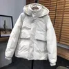 2022 Abrigo de moda Chaqueta gruesa para hombres y mujeres Pan con capucha Pan Cálido Parka larga White Duck Downs Alta calidad Deportes de invierno Chaquetas populares