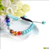 Beaded, Strands Jewelry Seven Chakra Bracelets Men And Women Fashion Personality Listing Essential Oil Diffusion Yoga Drop Delivery 2021 Knf