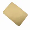 2021 Brun Kraft Paper Aluminium Folie Open Top Food Förpackning Väska Värme Tätning Flat Mylar Folie Candy Snack Vacuum Storage Packing Pouches