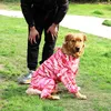 Dog Apparel 2021 Camouflage Pet Raincoat Hoody Waterproof Rain Lovely Jackets Coats Appreal For Large Labrador German Shepherd