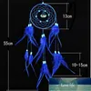 Handmade Blue Dream Catcher With Feathers Wall Hanging Decoration Ornament Gift Factory price expert design Quality Latest Style Original