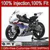 Инъекционные формы Bodys для BMW S 1000RR белый синий BLK 1000 RR S1000RR 09 10 11 12 13 14 19 an.70 S-1000RR S1000 RR 2009 2010 2011 2011 2011 201 201 201 201 2013 2014 S1000-RR 09-14 OEM обтекатель