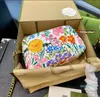 Модные сумки Messenger с красочными цветочным принтом дизайнерская цепная сумка модный темперамент женской сумки