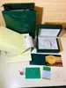 Fornitore di fabbrica marchio verde marchio carta originale orologi regalo schede in pelle per 116610 116660 116710 116613 116500 orologio per scatole-31090469