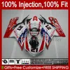 Carroçaria Para DUCATI 848 branco preto 1098 1198 S 07 08 09 10 11 848R 1098R 75NO6 848S 1198R 1098S 1198S 2007 2008 2009 2010 2011 Carenagem Kit