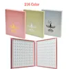 120 216 308 Tips Professional Gel Polish Display Book Clour Chart Designs Board for Nail Art Design Manicure NA0011874145