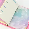 Bokmärke 594F 1Set Cherry Blossoms Style A5 A6 Loose Leaf Notebook Divider Index Separator Diary Paper Planner Binders School Students