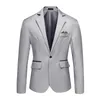 Men's Suits Blazer Masculino Fashion Formal Business Men Suit Coat Wedding Dress Mens Solid Color Jackets Tops Clothing & Blazers