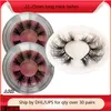 Mink Lashes hela 25 mm falska ögonfransar 3D Fake Lash Custom Label Cosmetics Makeup Dramatisk lång fluffig ögonfrans privat logo3566008