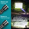 Super 190 Most Powerful Led Flashlight 90 Usb High Power Torch Light Rechargeable Tactical Flashlight 18650 Hand Work Lamp 24165944