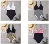 Damen Bademode Badeanzug Bikinis Set Push Up Badeanzüge Sportweste Sommer Damen tragen bedruckt