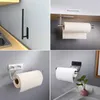 Titulares de papel higiênico Fácil instalar sob o armário de cozinha auto adesivo Saving roll titular universal à prova d'água com parafusos inoxidável st