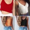 tops de halter de crochê