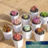 5 adet Succulents Saksı Bitki Pot Ekici Plastik Tencere Yuvarlak Ev Ofis veya Bahçe Dekorasyon Fabrika Fiyat Uzman Tasarım Kalitesi Son Tarzı Orijinal