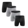 4pcs / lot Long Style Hommes Caleçons Boxers Homme Sous-Vêtements Marque Boxer Coton Respirant Sous Porter Arrivé Y864 Underpant254w