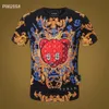 Plein Bear TシャツメンズデザイナーTシャツブランド服ラインストーンスカルメンTシャツクラシック高品質ヒップホップストリートウェアTシャツカジュアルトップティーPB 11327