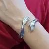 Neue Romantische Liebe Umarmung Geschnitzte Hand Armband Kreative Liebe Für Immer Offenen Finger Einstellbare Hand Armbänder für Frauen Mode Schmuck Q0719