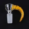Smoking Accessories herb tobacco glass bowl male 14/18mm for bong beaker high quanlity USA COLORS
