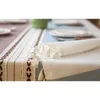 Tovaglia di lino decorativa scozzese con nappa impermeabile resistente all'olio spessa rettangolare da pranzo per tavolo da pranzo tovaglia da tè SH190925