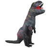 Mascotte Kids Dinosaur Kostuums Volwassen Dino T Rex Opblaasbaar Kostuum Purim Halloween Party Kostuum voor Carnaval Cosplay Jurk Suit Y0903