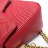 Ladies Totes Shoulder Bags Classic Fashion Single Handle Marmont Flap Handbag Cross body 21 cm Soft Suede Quilted V-shaped Design Mini bag 547260 G15