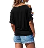 Dostosowane Drukuj Koszulka dla kobiet DIY Twoja jak zdjęcie lub Top T-shirt Femme Krótki rękaw Sexy Hollow Out Ramię Top X0628
