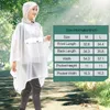 Qian Sweary Expiryed Women's Raincoat Çevre Dostu Bisiklet Yağmur Ceketi Su Geçirmez TPU Ceket Kadınlar/Erkekler Yağmur Dişli Erkekler Ceket 201015