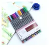 12 kleuren Micron Liner Marker Pennen 0.38mm Fineliner Kleur Pen Water gebaseerd Geassorteerde inkt voor het schilderen School Kantoor Art Jlluhs