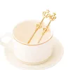 Crown Lepel Koffie Drink Party Gunst Theelepeltje Ice Cream Dessert Mixing Lepels voor Bruiloft Tea Party Souvenir Bridal Douche RRA11663