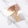 Cakelove 12pcs bague en diamant couronne de mariage Cupcake Toppers mariée à gâteau pour douche nuptiale fête d'anniversaire décor Y200618