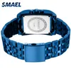 Smael Watch Men Digital Sportウォッチ防水ブランド高級時計メンズファッションカジュアルデュアルタイム9612クォーツ時計男性ビッグダイヤルQ0524