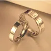 Wedding Rings BONLAVIE Fashion Couple Ring ECG Men And Women Pair Heartbeat Jewelry Wholesale Edwi22