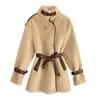 Mink Coat Winter Jacket Fashion Short Fur Set Full Fake Women 211124