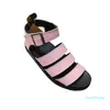 Luxury designer gladiator sandals women black summer causal shoes comfortable genuine leather buckle platform sandal size 35418381173