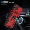 Shockproof Hybrid Kickstand Phone Cases Slide Camera Lens Protection TPU PC 3 in 1 For Phone 15 14 pro max 13 12promax 11promax s23 moto G power Gplay Gstylus