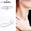 Ae-canfly Mode Main Bracelets Bracelets pour Femmes Strass Flocon De Neige Croix Palm Bracelet Manchette 2k2034 Q0719
