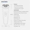 Enchen Blackstone Golarka Elektryczna Razor Mężczyźni Type-C Akumulator Golenie Maszyna Intelligentna Control Travel Lock 100% Nowy P0817
