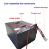 GTK 12v 400Ah LiFePo4 Battery 12.8v Deep Cycle For Vehicles power station solar energy 12V EV RV storage+20A charger