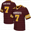 Custom Minnesota Golden Gophers Football Jersey #2 Tanner Morgan #7 Eric Decker #34 Boye Mafe Jerseys