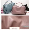 أنيقة بوسطن حقائب الكتف للنساء مصمم الفاخرة حقائب جلدية الإناث كبير crossbody رسول حقيبة bolso موهير Q1129