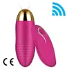 ワイヤレスリモートコントロールセックスラブジャンプ卵USB充電式バイブレーター10スピード防水性AV振動女性膣マッサージャー弾丸セックスおもちゃ