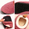 Hiver Enfants Cachemire Pantoufles Enfants Doux Chaud Chaussette Plancher Chaussures Garçons Semelles En Caoutchouc Antidérapant Coton Pantoufles Intérieur Maison Chaussures 211119