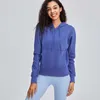 Vêtements de sport pour femmes Running Training Tenues de yoga Sweats à capuche Manches longues Fitness Manteau Costume Haut Demi-fermeture à glissière Casual Workout Gym Pull à capuche